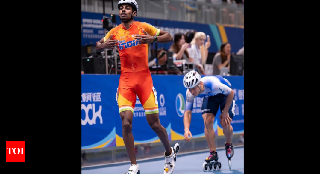 A world gold for Chennai’s own blade roller!