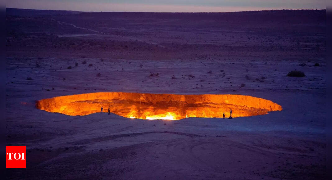 Where is 'Door to Hell' located on Earth and why is it called so?