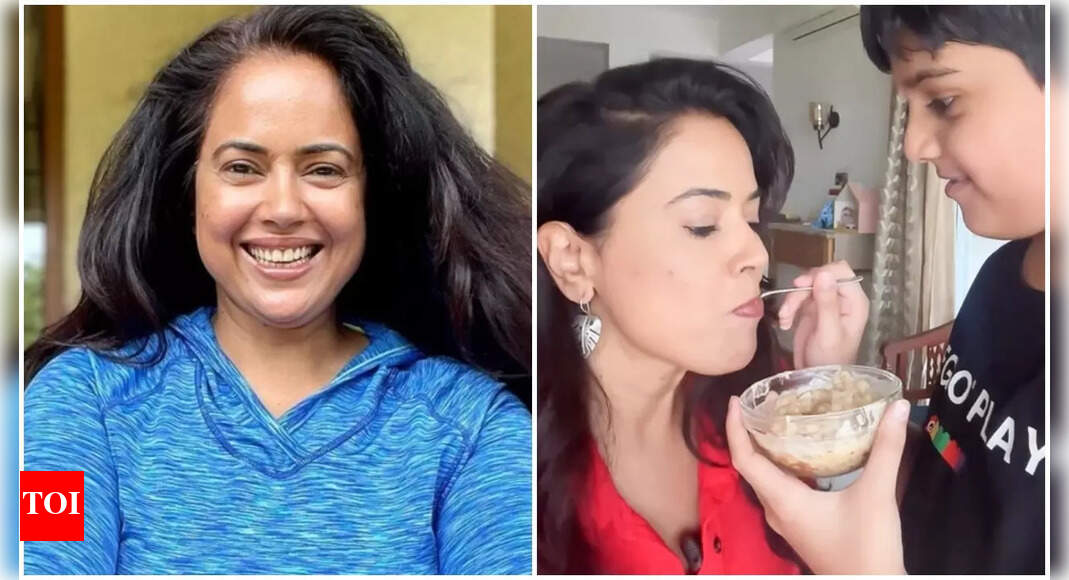 Sameera Reddy whips up fresh coconut kheer for her son as she celebrates simple living in Goa
