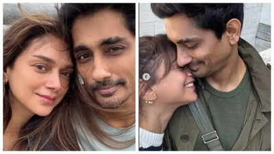 Aditi Rao Hydari and Siddharth celebrate first wedding anniversary; actress shares loved-up photos and heartfelt note