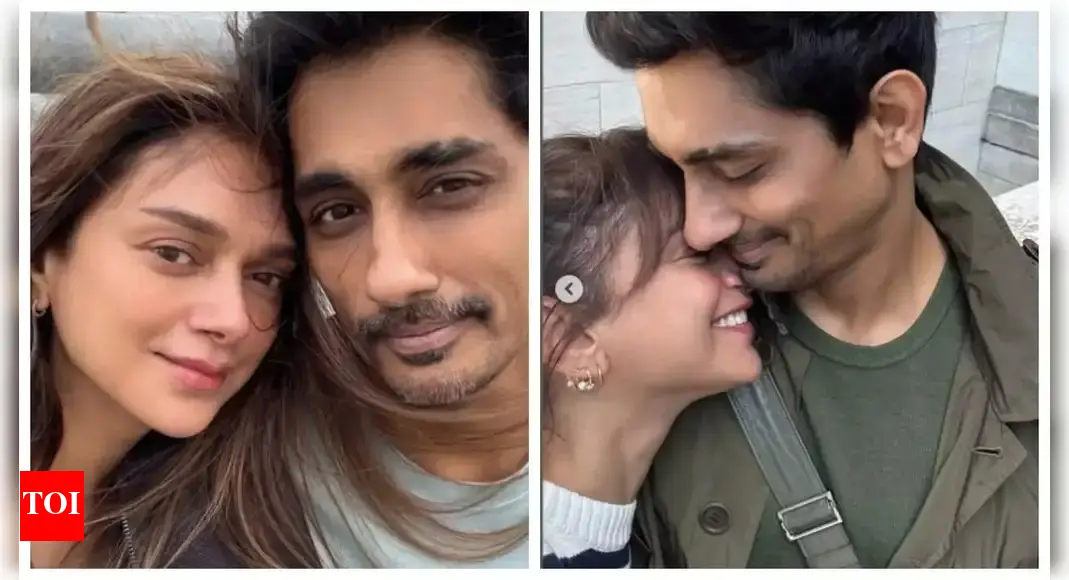 Aditi Rao Hydari and Siddharth celebrate first wedding anniversary; actress shares loved-up photos and heartfelt note