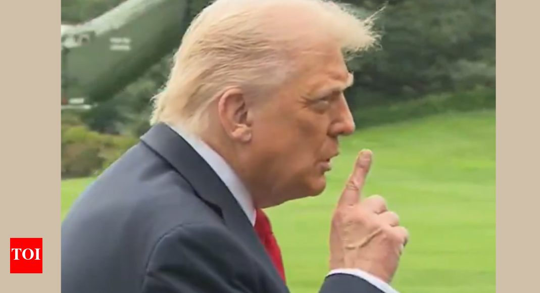 ‘Quiet!’: Donald Trump snaps at Australian reporter over wealth question; tense exchange caught on camera