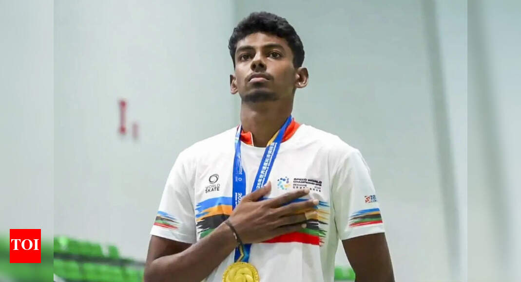 Anandkumar Velkumar: Chennai’s blade roller strikes gold at World Championships