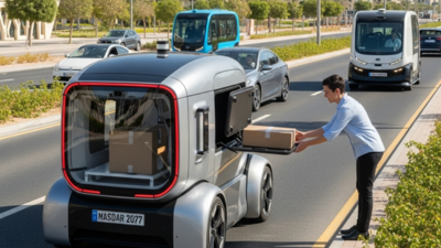 UAE: Abu Dhabi debuts its first driverless delivery vehicles in Masdar city with official license plate