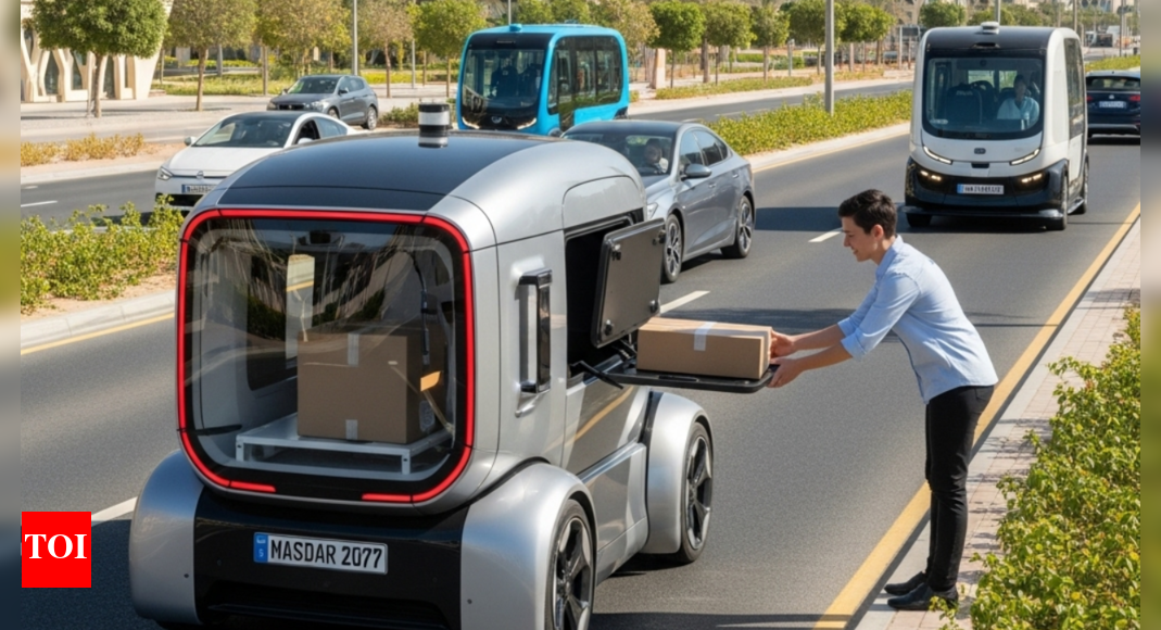 UAE: Abu Dhabi debuts its first driverless delivery vehicles in Masdar city with official license plate