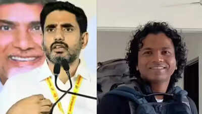  Andhra Pradesh IT curate  Nara Lokesh woos BlackBuck CEO Rajesh Yabaji arsenic  institution  exits Bengaluru