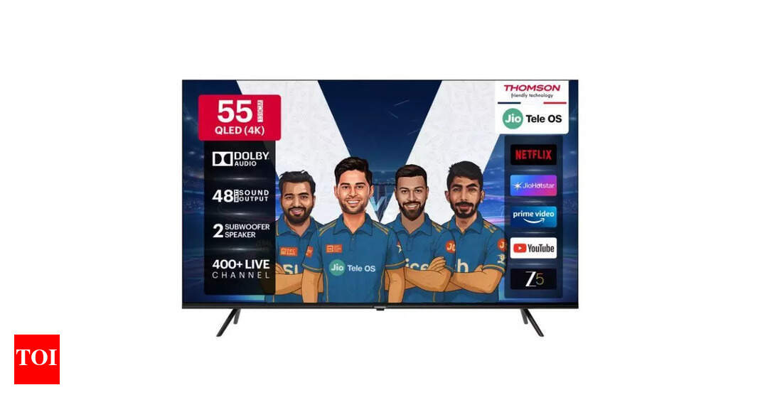 Thomson launches 50-inch and 55-inch JioTele OS QLED Smart TVs in India