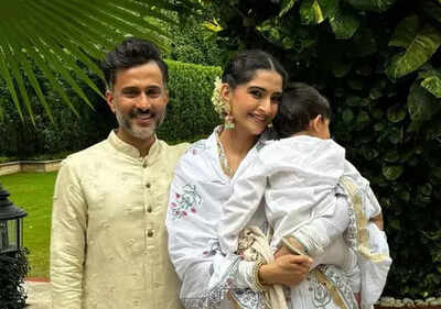 Sonam Kapoor shares heartwarming moments with son Vayu, Anand Ahuja joins the family bonding