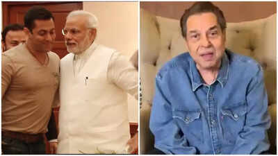 Salman Khan and Dharmendra extend heartfelt wishes to Prime Minister Narendra Modi on his 75th birthday - Watch
