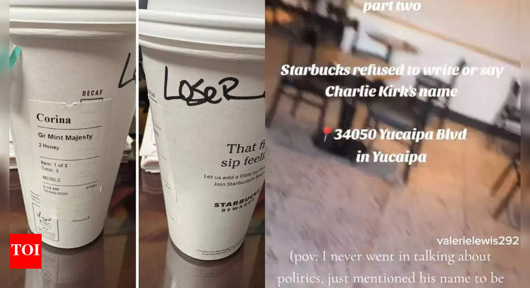 Viral: 'Boycott Starbucks' trends after barista refuses to write Charlie Kirk's name on cup