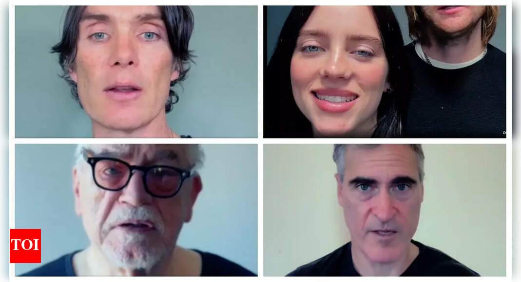 <div>Together for Palestine: Hollywood stars say 'Stop the killing'</div>