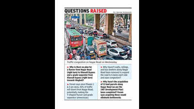 Shastrinagar diversion causes traffic chaos on Nagar Road