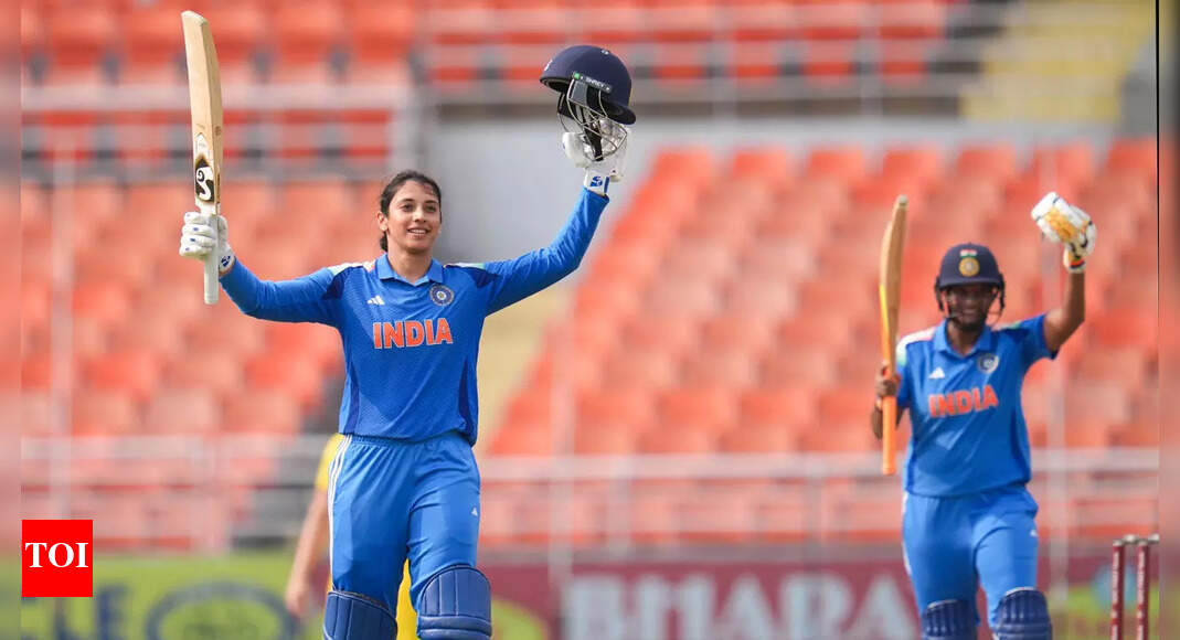 Historic! Mandhana's ton helps India hand Australia their biggest-ever defeat