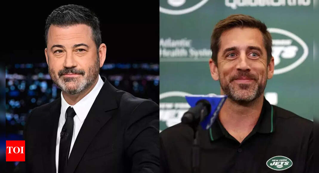Jimmy Kimmel’s explosive feud with Aaron Rodgers over Epstein resurfaced as ABC axed his late-night talk show