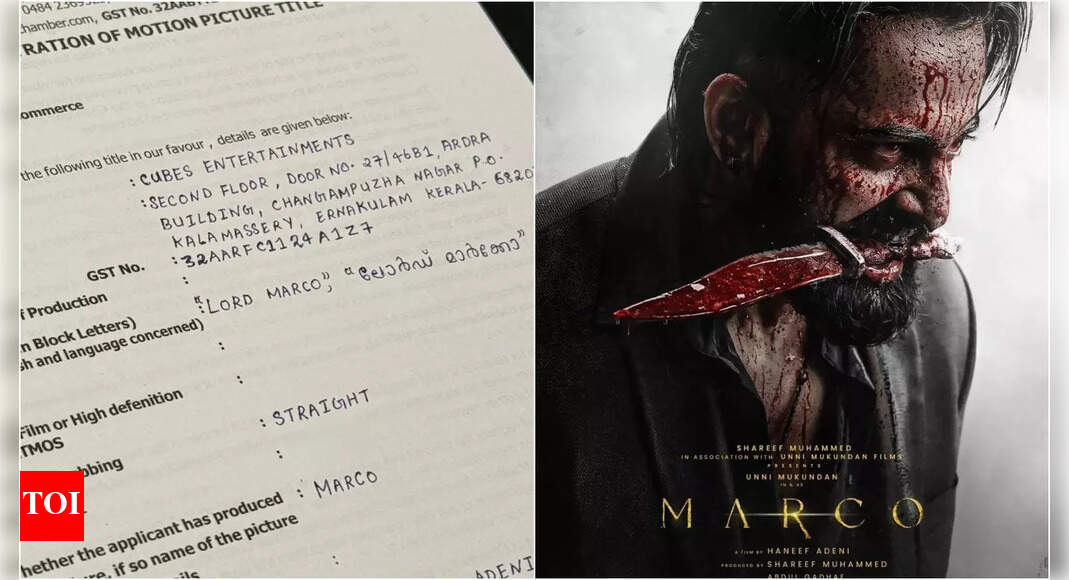 'Marco' sequel: Makers register ‘Lord Marco’; Unni Mukundan's name missing; fans expect Mammootty or Yash in lead