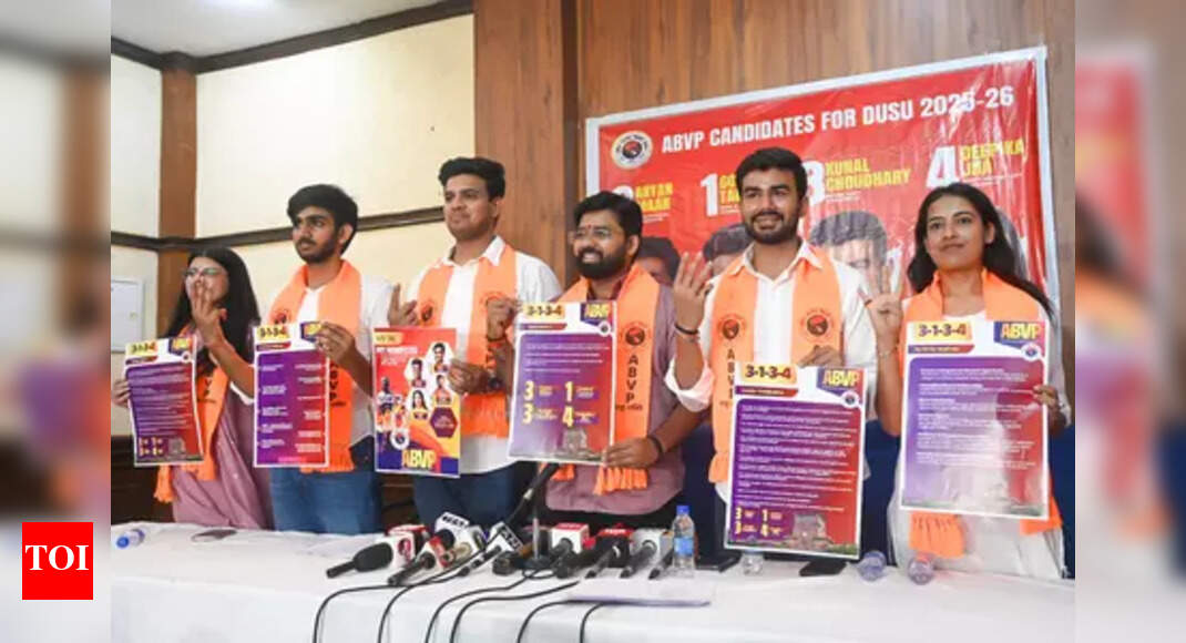 DUSU Elections 2025 polling day: Ballot boxes open at 8:30 AM as DU elects new student union