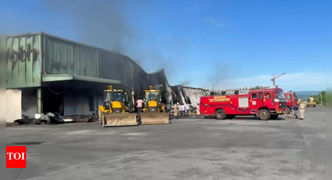 Massive fire at Munoth industries near Tirupati airport; property worth crores  gutted