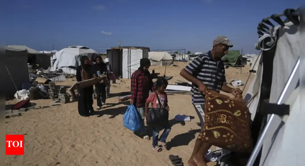 Despair deepens for Palestinian family forced to flee across Gaza yet again