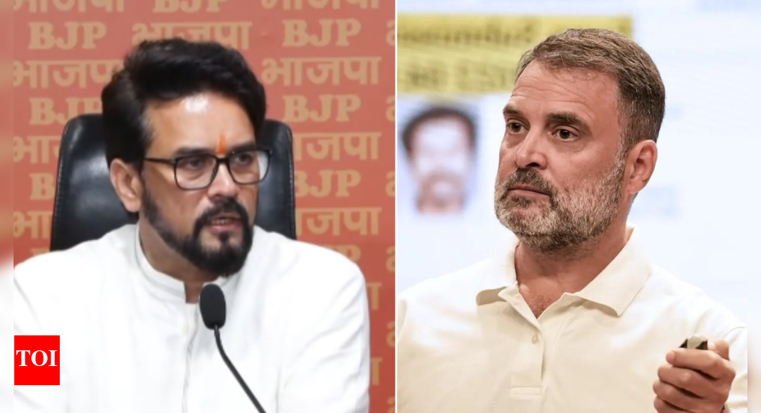 <div>'Did Congress win in Aland by vote chori?' BJP says Rahul 'dropped H-bomb on self'; calls presser 'phooljhari'</div>