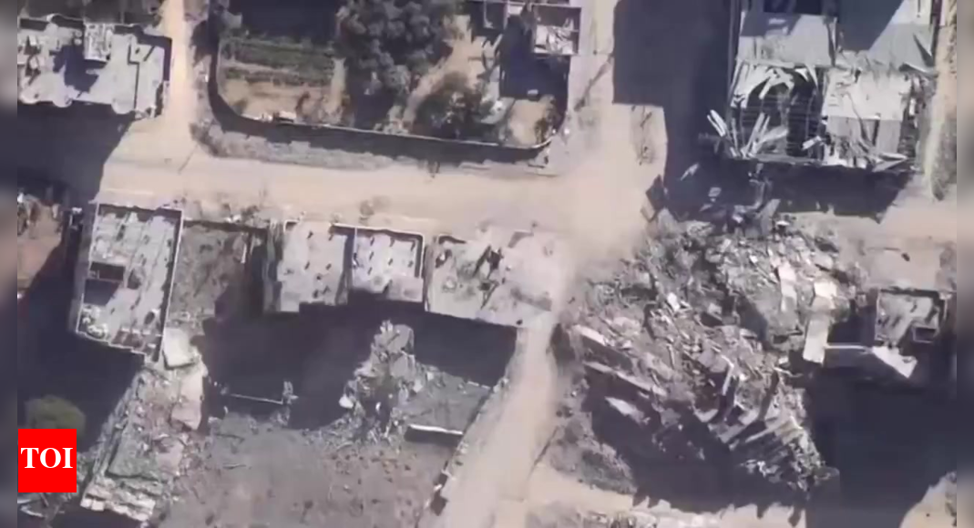 Operation Gideon’s Chariots B: IDF airstrike targets Hamas weapons depot in Gaza City - Video