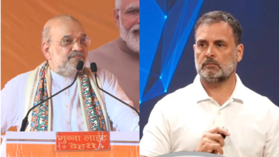 'Spreading false narrative': Amit Shah slams Rahul Gandhi’s ‘vote theft’ charge; terms Congress leader's rally as Ghuspaithiya Bachao Yatra'
