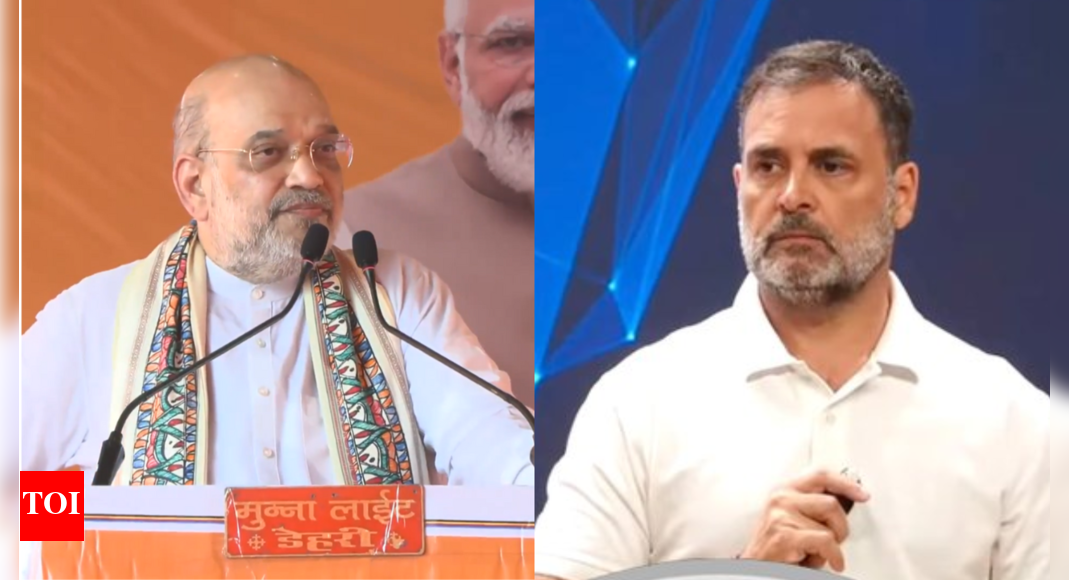 <div>'Spreading false narrative': Amit Shah slams Rahul Gandhi’s ‘vote theft’ charge; terms Congress leader's rally as Ghuspaithiya Bachao Yatra'</div>