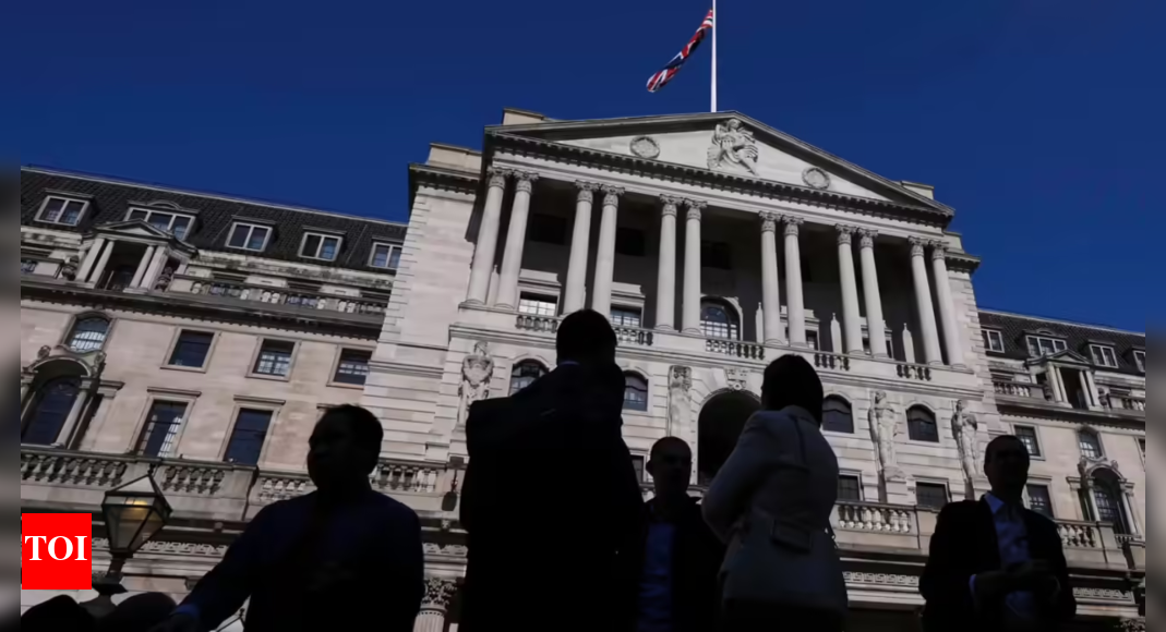 UK interest rates: Bank of England holds benchmark rate at 4%; inflation lingers at 3.8% – The Times of India