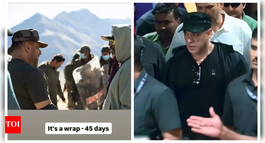 'Battle of Galwan': Salman Khan wraps up Ladakh schedule; returns home with NEW LOOK - WATCH