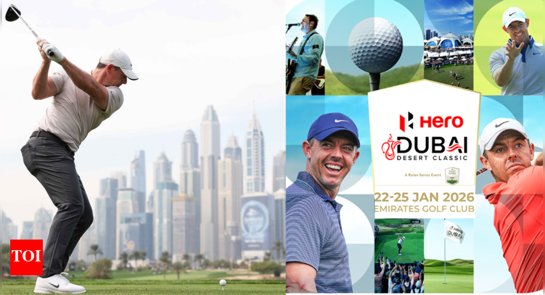 Golf champion Rory McIlroy set for a big return at the 2026 Hero Dubai Desert Classic: How to get your tickets