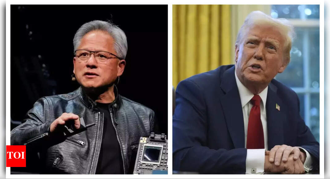 President Donald Trump to Nvidia CEO Jensen Huang: 'I hope you're right… all I can say'