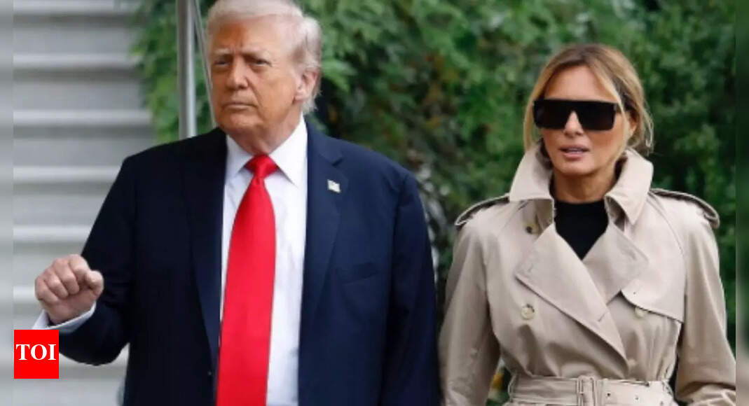 Melania Trump’s UK state visit becomes a showcase of fashion, from dramatic hat to standout gown