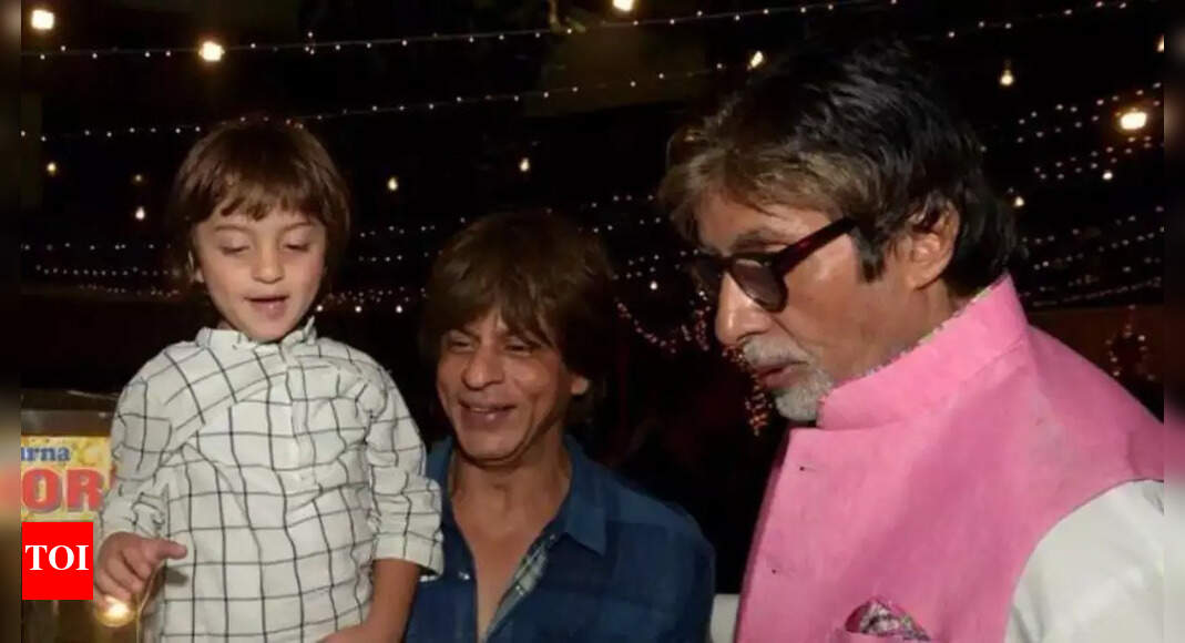 <div>SRK's son AbRam was once convinced Big B is his grandfather</div>