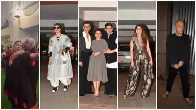 Boney Kapoor hosts star-studded bash for Shabana Azmi’s 75th birthday; she wows with Javed Akhtar, Rekha, Urmila Matondkar among attendees