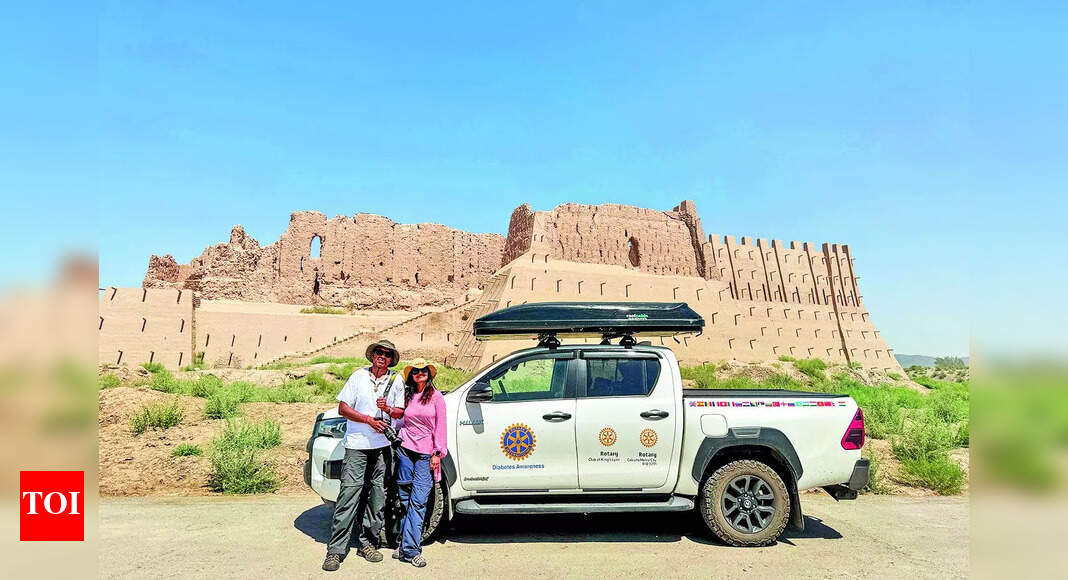 Overlanding couple goes off track, traces Babur link