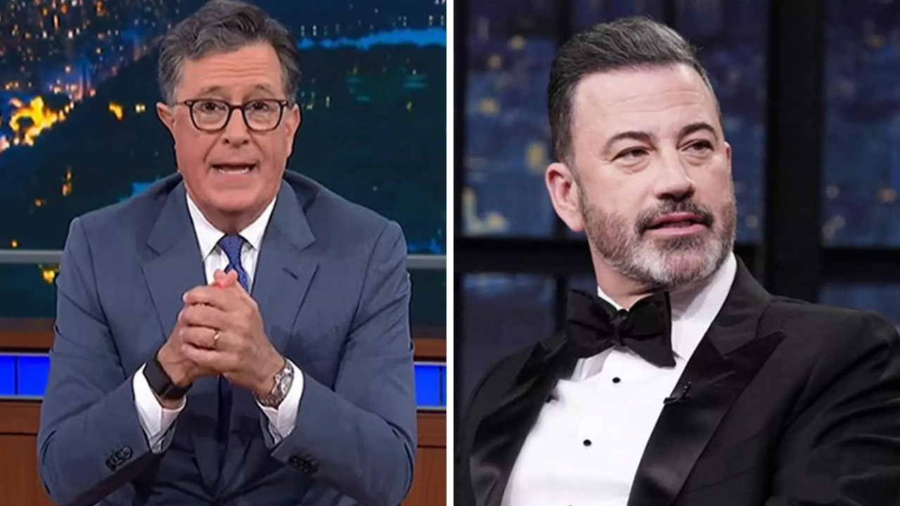 What an autocrat': Colbert slams Trump after Jimmy Kimmel show suspension,  calls it 'blatant censorship' - The Times of India