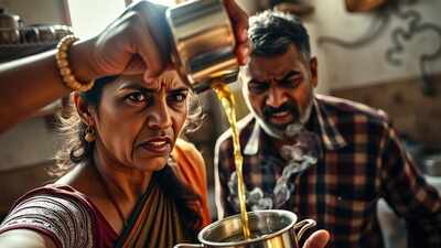  Woman pours boiling oil on husband over job dispute