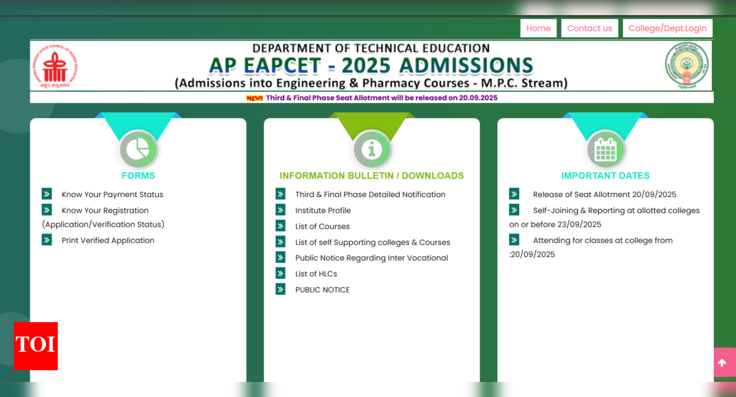 AP EAMCET final seat allotment result 2025 delayed: Check revised schedule here