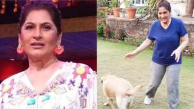 Archana Puran Singh’s dog Drama passes away; son Aaryamann pens emotional note
