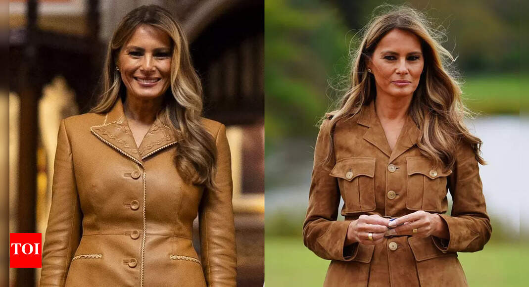Melania Trump made a strong case for browns during her UK visit