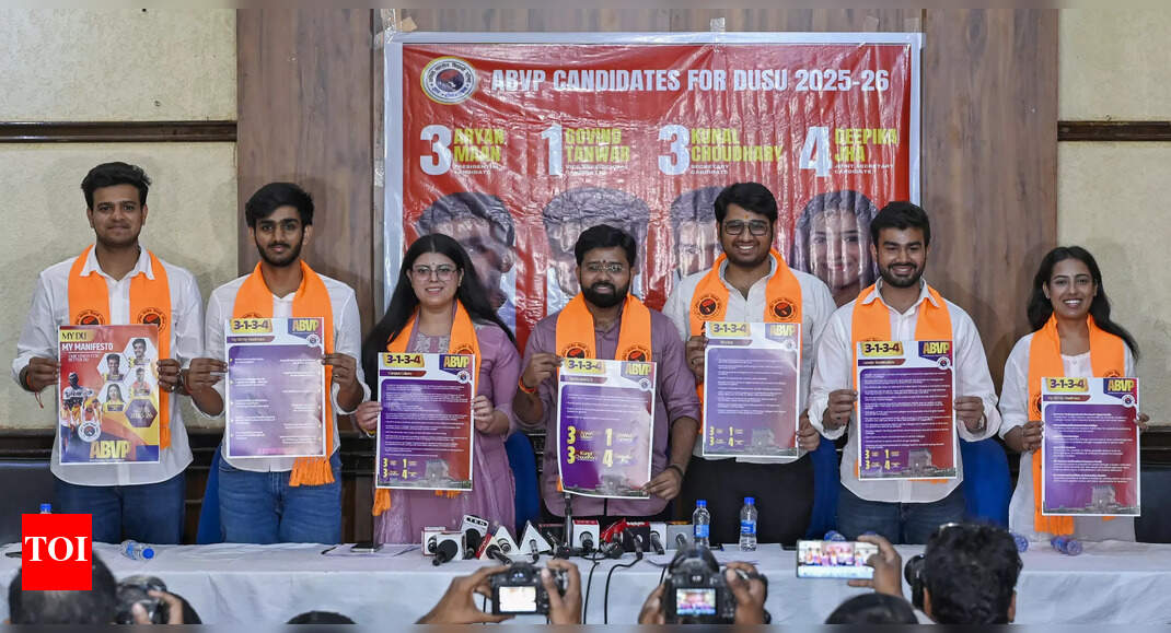 ABVP vs NSUI: Who will win the DUSU Elections 2025? Here’s a look at the last 10 presidents and their student wings