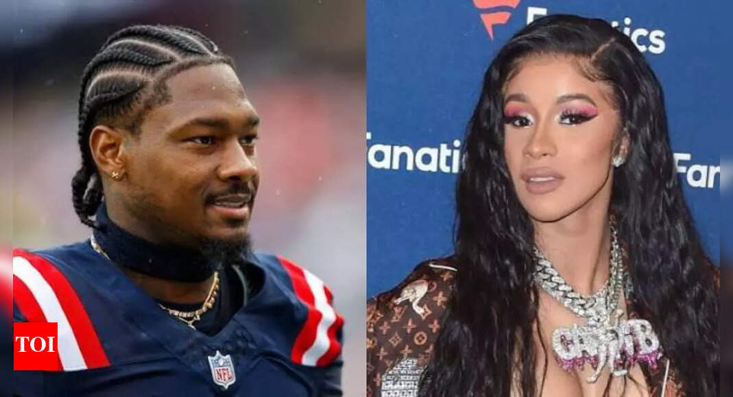 Stefon Diggs leaves hospital in May clutching baby carrier as explosive Cardi B pregnancy timeline questioned