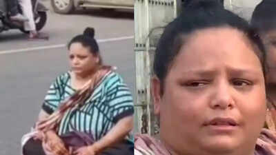  Vadodara woman sits on 'dharna' over '2 less' golgappas; watch video