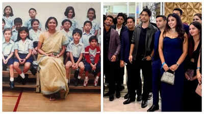 Aryan Khan wins hearts; Debutant director invited school friends to 'The Ba***ds of Bollywood' premiere, recreates class photo