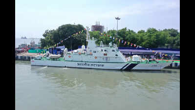 Indian coast guard ship Adamya commissioned at Paradip Port