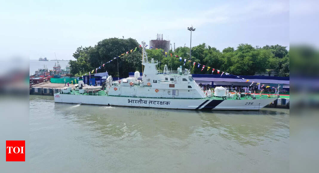 Indian coast guard ship Adamya commissioned at Paradip Port