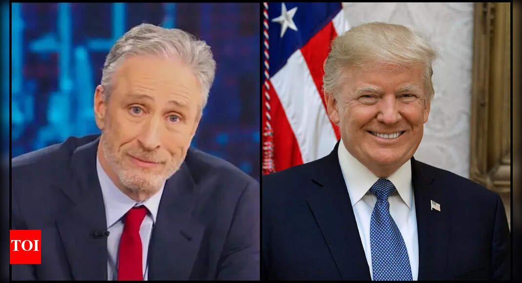 'Jimmy Kimmel Live!' cancelled: Jon Stewart mocks President Donald Trump in his Thursday feature of 'The Daily Show'