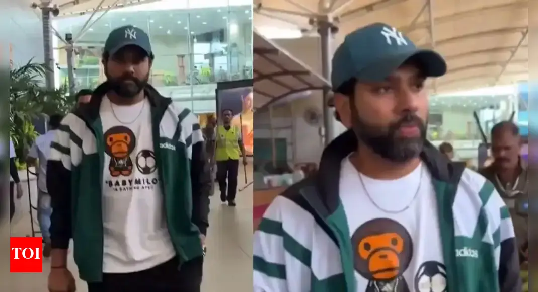 Viral video reveals Rohit Sharma's latest public appearance