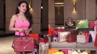Ameesha Patel says she treats her 400 luxury bags like kids: ‘Just like you massage and put kids in the sun’
