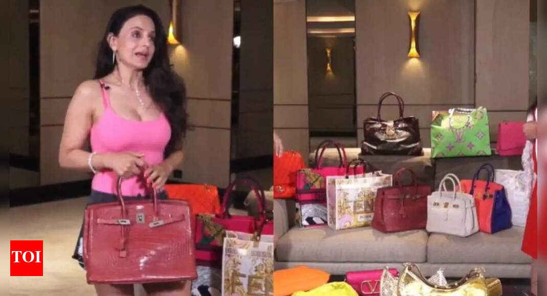 Ameesha Patel says she treats her 400 luxury bags like kids