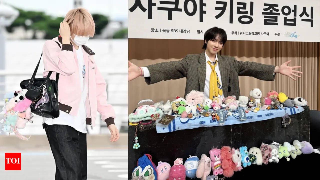 NCT Wish's Sakuya charms fans with doll keyring collection at